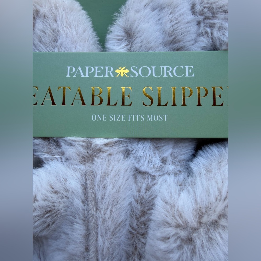 Paper Source Heatable Slippers - Picture 3 of 3